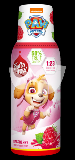 FruttaMax paw patrol gyümölcsszörp málna 500 ml • Egészségbolt