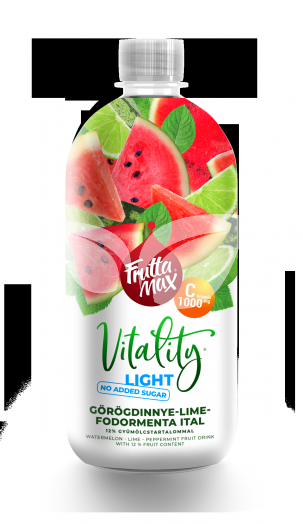 Fruttamax vitality görögdinnye-lime-fodormenta ízű gyümölcsital 750 ml • Egészségbolt