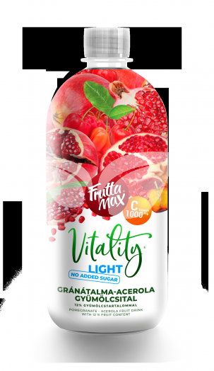 Fruttamax vitality gránátalma-acerola ízű gyümölcsital 750 ml • Egészségbolt