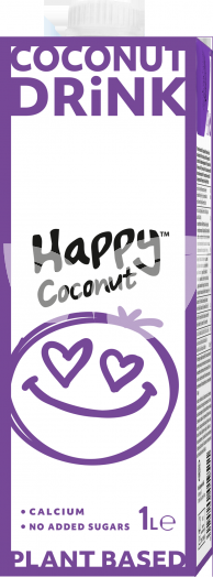 Happy kókusz-rizsital kalciummal uht 1000 ml • Egészségbolt