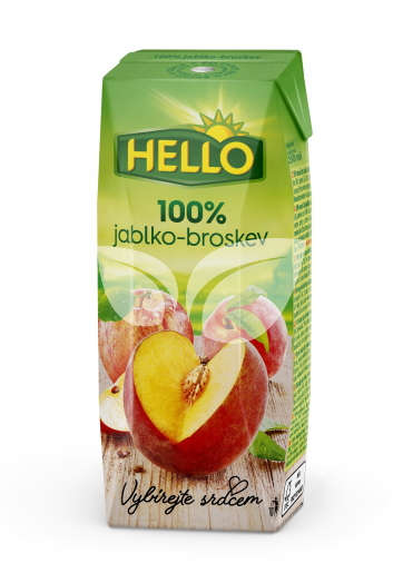 Hello alma-őszibaracklé 100% 250 ml • Egészségbolt