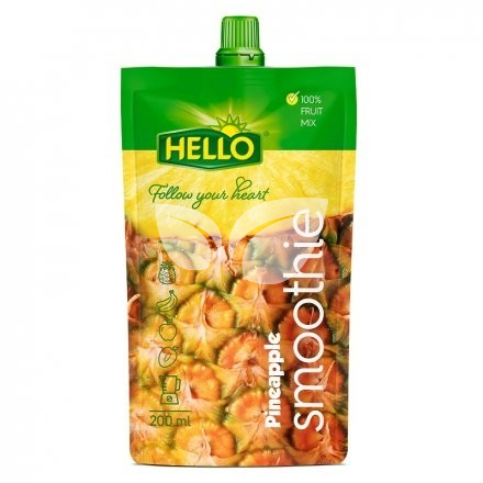 Hello smoothie ananász gyümölcsturmix 200 ml • Egészségbolt