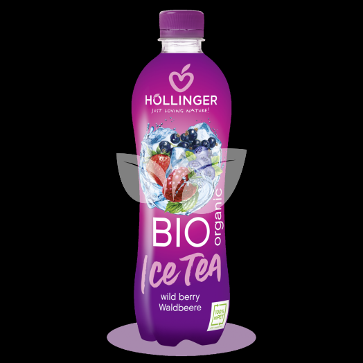Höllinger bio ice tea erdei gyümölcsös 500 ml • Egészségbolt