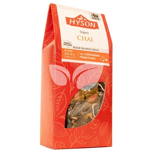 Hyson bio chai tea 15x2g 30 g • Egészségbolt