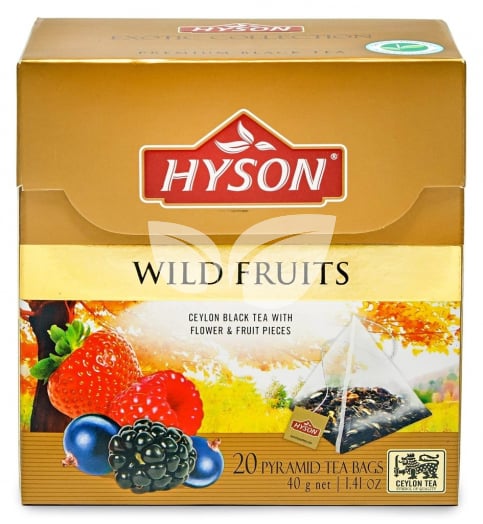 Hyson erdei gyümölcsös fekete tea 20x2g 40 g • Egészségbolt