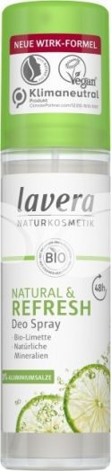 Lavera bio pumpás dezodor natural refresh 75 ml • Egészségbolt