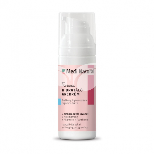 Medinatural rosacea hidratáló arckrém 50 ml • Egészségbolt
