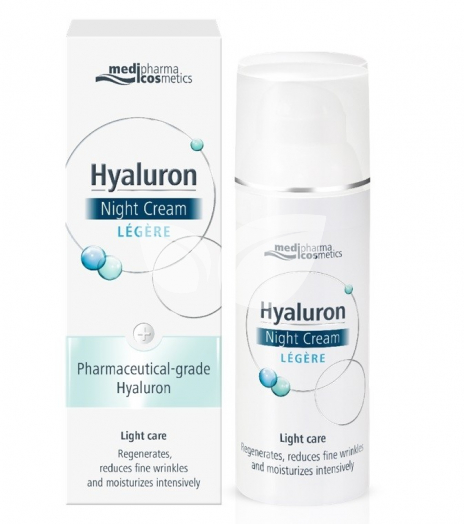 Medipharma hyaluron légere éjszakai arckrém 50 ml • Egészségbolt