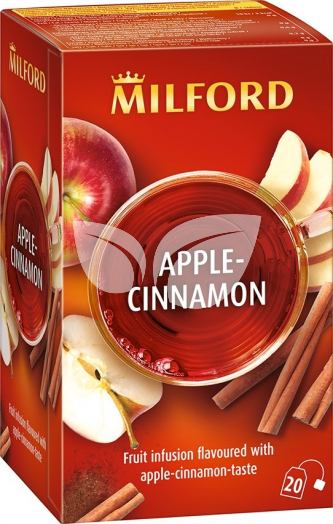 Milford alma-fahéj ízű gyümölcstea 20x2,5g 50 g • Egészségbolt
