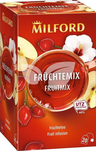 Milford Vegyes gyümölcs ízű gyümölcstea-keverék 20x2,25g • Egészségbolt