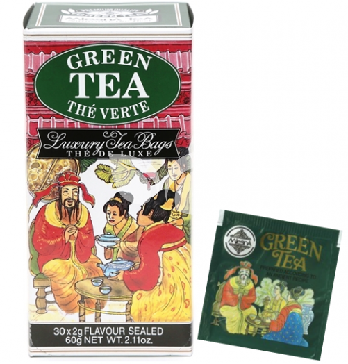 Mlesna zöld tea kínáló dobozban 30x2g 30 db