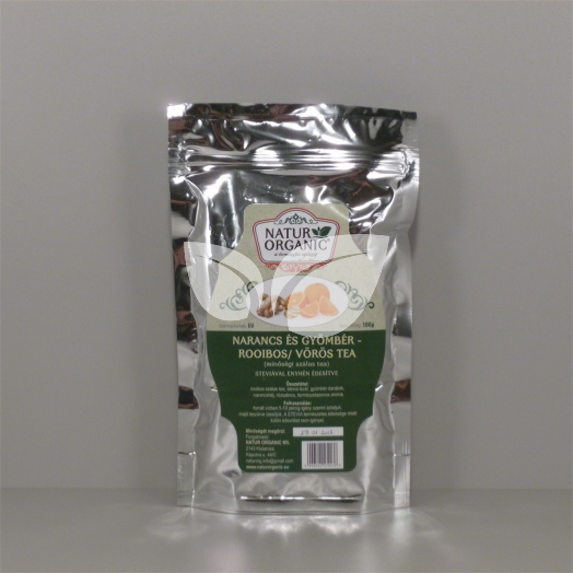 Natur organic narancs és gyömbér rooibos tea 100 g • Egészségbolt
