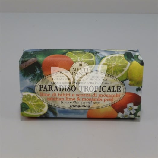 Nesti szappan romantica paradiso lime-mosambi peel 250 g • Egészségbolt