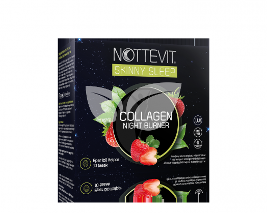 Nottevit skinny sleep collagen night burner eper ízű italpor 10 db • Egészségbolt