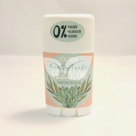 Olivia Natural menta-teafa dezodor 50 g • Egészségbolt