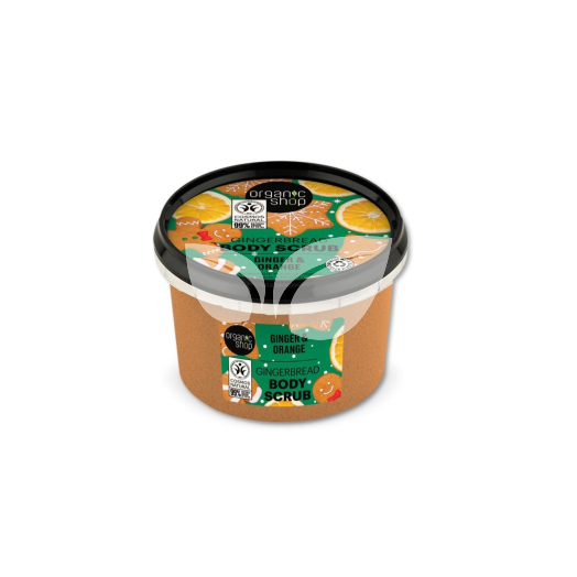 Organic Shop bio cukros testradír mézeskalácsos gyömbérrel és naranccsal 250 ml • Egészségbolt