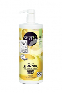 Organic Shop bio tápláló sampon banánnal és jázminnal 1000 ml