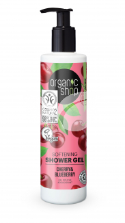Organic Shop bio tusfürdő softening cseresznyével és áfonyával 280 ml