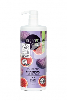 Organic Shop bio volumennövelő sampon fügével és csipkebogyóval 1000 ml