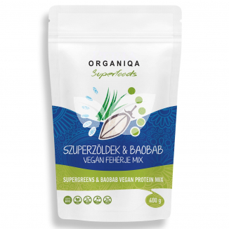 Organiqa bio vegan protein mix supergreens 400 g