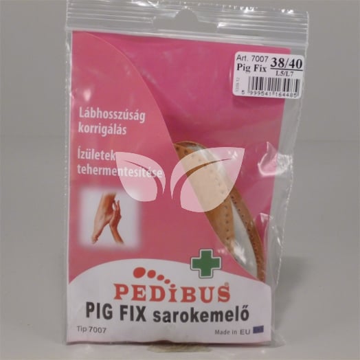 Pedibus sarokemelő bőr pig fix 38/40 1 db • Egészségbolt