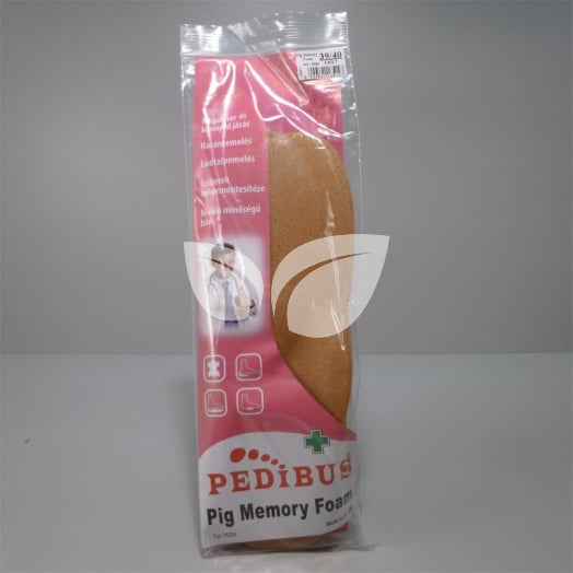 Pedibus talpbetét bőr pig memory foam 39/40 1 db • Egészségbolt