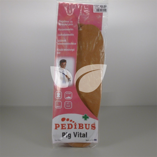 Pedibus talpbetét bőr pig memory foam 41/42 1 db • Egészségbolt
