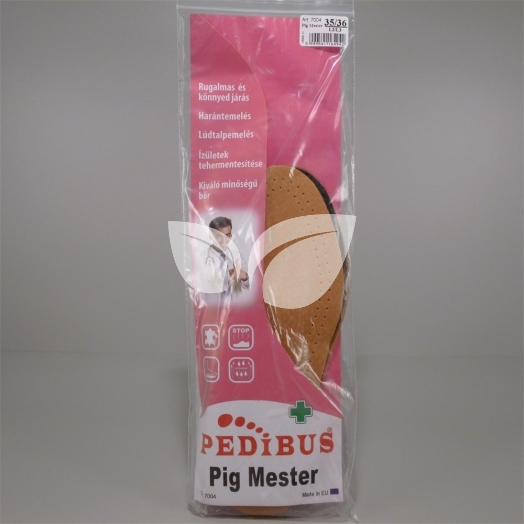 Pedibus talpbetét bőr pig mester 35/36 1 db • Egészségbolt