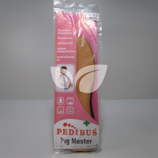 Pedibus talpbetét bőr pig mester 41/42 1 db • Egészségbolt
