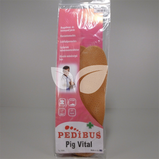 Pedibus talpbetét bőr pig vital 35/36 1 db • Egészségbolt