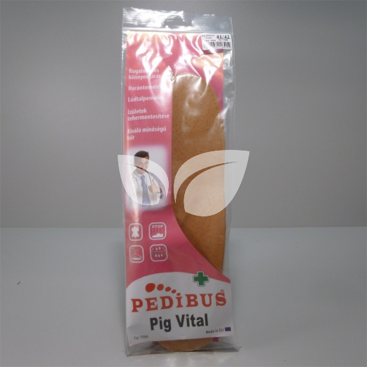 Pedibus talpbetét bőr pig vital 41/42 1 db • Egészségbolt