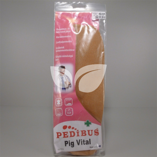 Pedibus talpbetét bőr pig vital 43/44 1 db • Egészségbolt