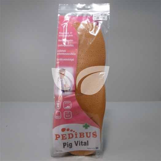 Pedibus talpbetét bőr pig vital 45/46 1 db • Egészségbolt