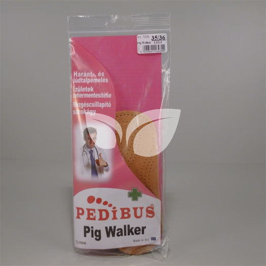 Pedibus talpbetét bőr pig walker 35/36 3/4 1 db • Egészségbolt