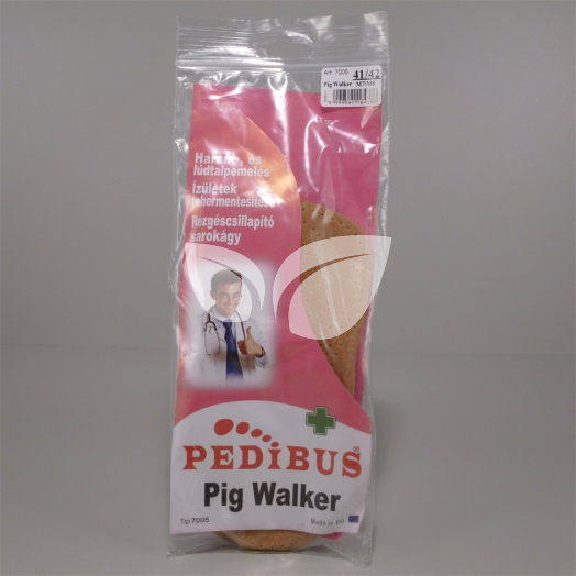 Pedibus talpbetét bőr pig walker 41/42 3/4 1 db • Egészségbolt