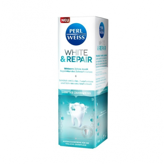 Perlweiss white and repair fogfehérítő krém 75 ml • Egészségbolt