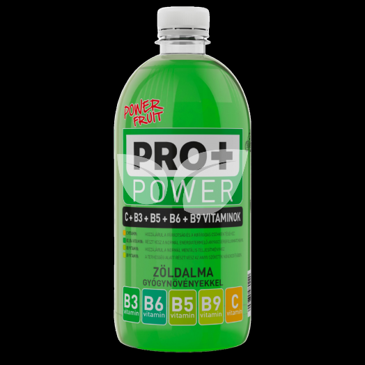 Powerfuit pro+ power b+c vitaminos zöldalma ízű üdítőital 750 ml • Egészségbolt