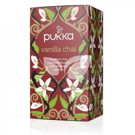 Pukka bio vanília chai tea 38 g • Egészségbolt