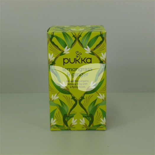 Pukka organic lemongrass ginger bio tea 20x2g 40 g • Egészségbolt