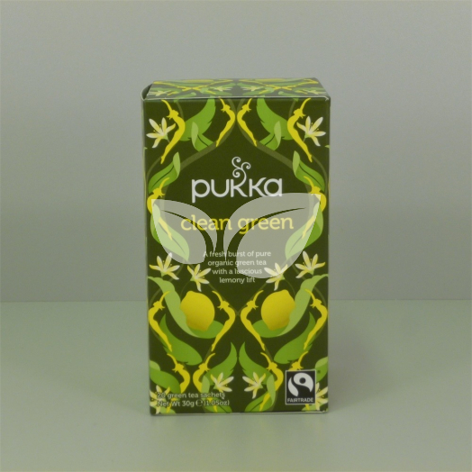 Pukka organic matcha green bio zöld tea citrommal 20x1,5g 30 g • Egészségbolt