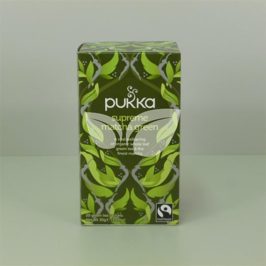 Pukka organic supreme matcha bio zöld tea 20x1,5g 30 g • Egészségbolt