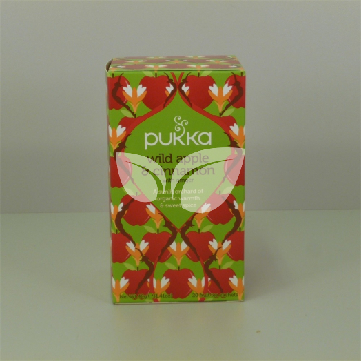 Pukka organic wild apple cinnamon ginger bio bodza tea 20x2g 40 g • Egészségbolt