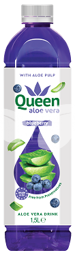 Queen aloe vera üdítőital áfonya 1500 ml • Egészségbolt