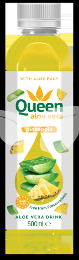 Queen aloe vera üdítőital ananász 500 ml • Egészségbolt
