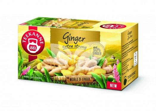 Teekanne ginger extra strong citrom ízű gyömbér tea 35 g • Egészségbolt