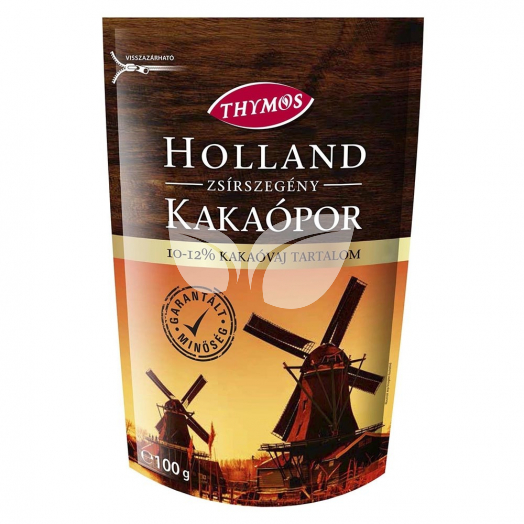 Thymos holland kakaópor zsírszegény 10-12% 100 g • Egészségbolt