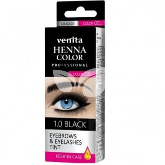Venita henna color gyógynövényes szemöldök festék 1.0 fekete 15 g