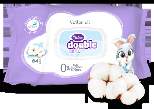 Violeta nedves toalett papír sensitive antiallergén 60 db • Egészségbolt