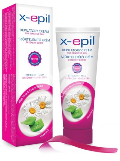 X-Epil szőrtelenítő krém érzékeny bőrre 75 ml • Egészségbolt
