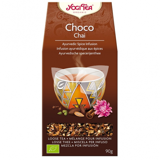 Yogi bio tea csokoládés szálas 90 g • Egészségbolt